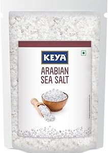 Keya Arabian Sea Salt 1kg | Namak | healthier alternative to regular iodized salt | Unrefined | Rich In Minerals | 1kg