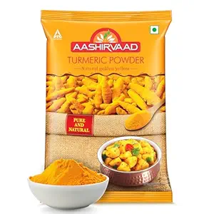 Aashirvaad Turmeric Powder, 100g, Natural Golden Turmeric Powder with No Added Flavours and Colours Visit the Aashirvaad Store